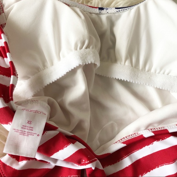 American Flag Patriotic One Piece Swimsuit XS, M - Picture 6 of 7